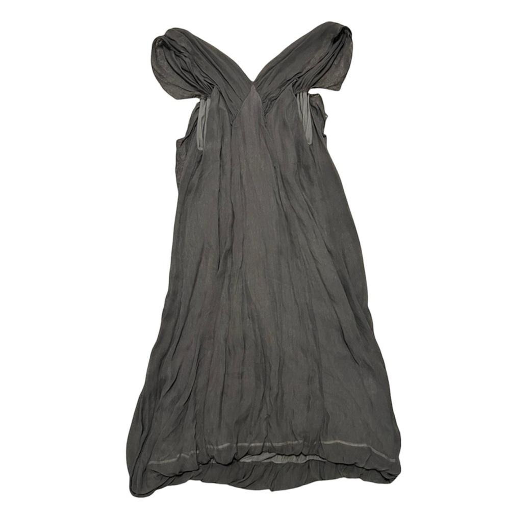 Vintage Transit Par-Such Gray Flowy Dress Size S - Picture 6 of 8